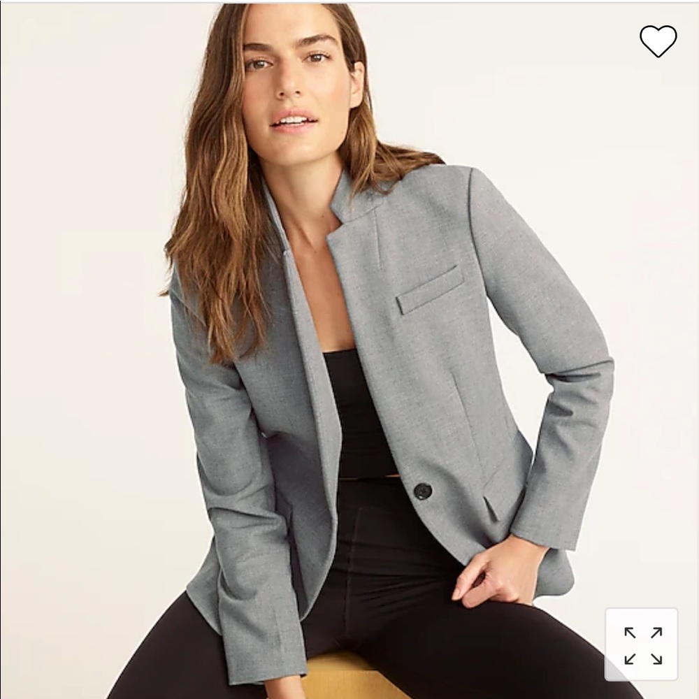 J. Crew gray regent blazer in Four Season stretch size 12